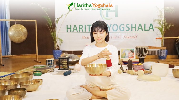 Learning Sound Healing at Haritha Yogshala