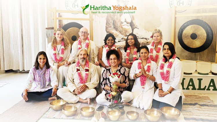 Ayurveda therapy and sound healing session in Rishikesh with singing bowls and meditation