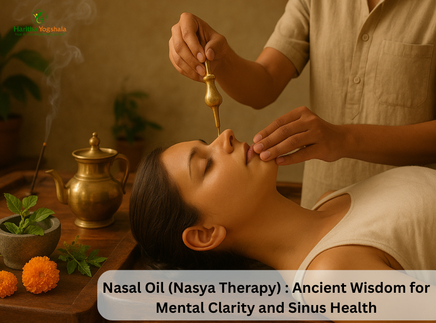 Nasal Oil (Nasya Therapy) : Ancient Wisdom for Mental Clarity and Sinus Health