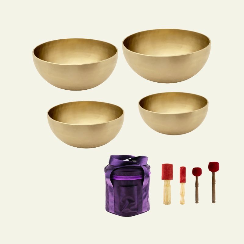 Universal Therapy Singing Bowl Set for Professional Healing Therapies