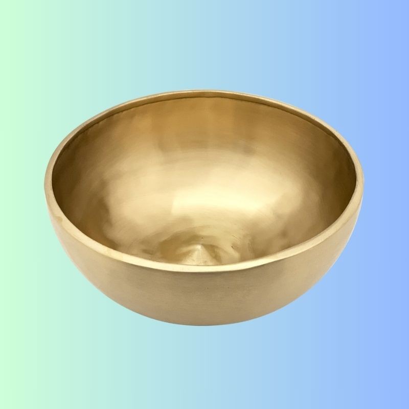 Rare Lingam Tibetan Singing Bowl for Healing and Meditation - 9 Inch